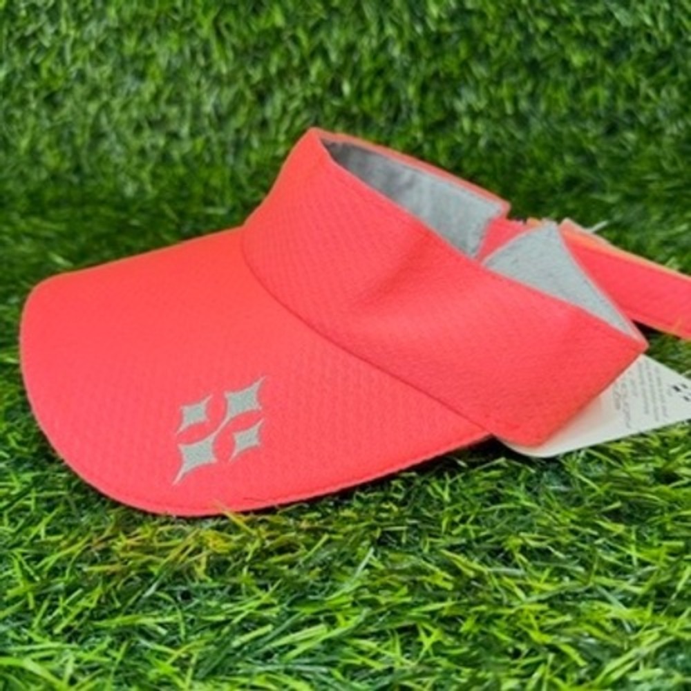 NWT Jofit Visor Womens OS Coral Glow Athletic Jo-Dry Moisture Wicking Sun Hat